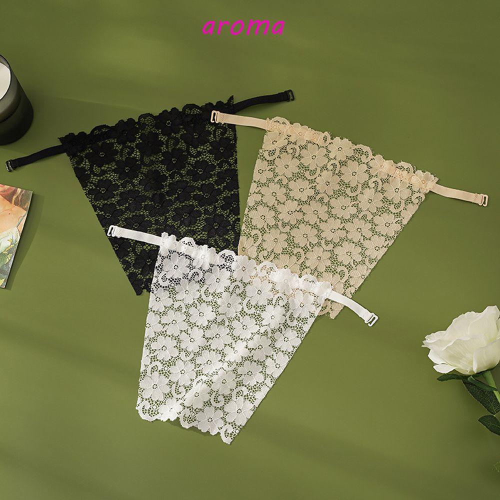 AROMA Áo Ống Họa Tiết Hoa Quyến Rũ Thoải Mái Chống Chói Phong Cách Hàn Quốc Cho Nữ