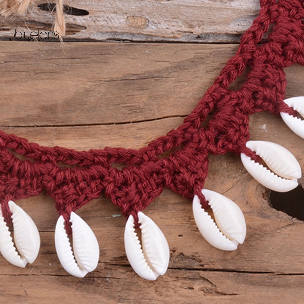 Vòng Cổ Choker Vỏ Sò Tự Nhiên Siêu Nhẹ Dễ Phối Đồ Handmade Thời Trang Cho Nữ