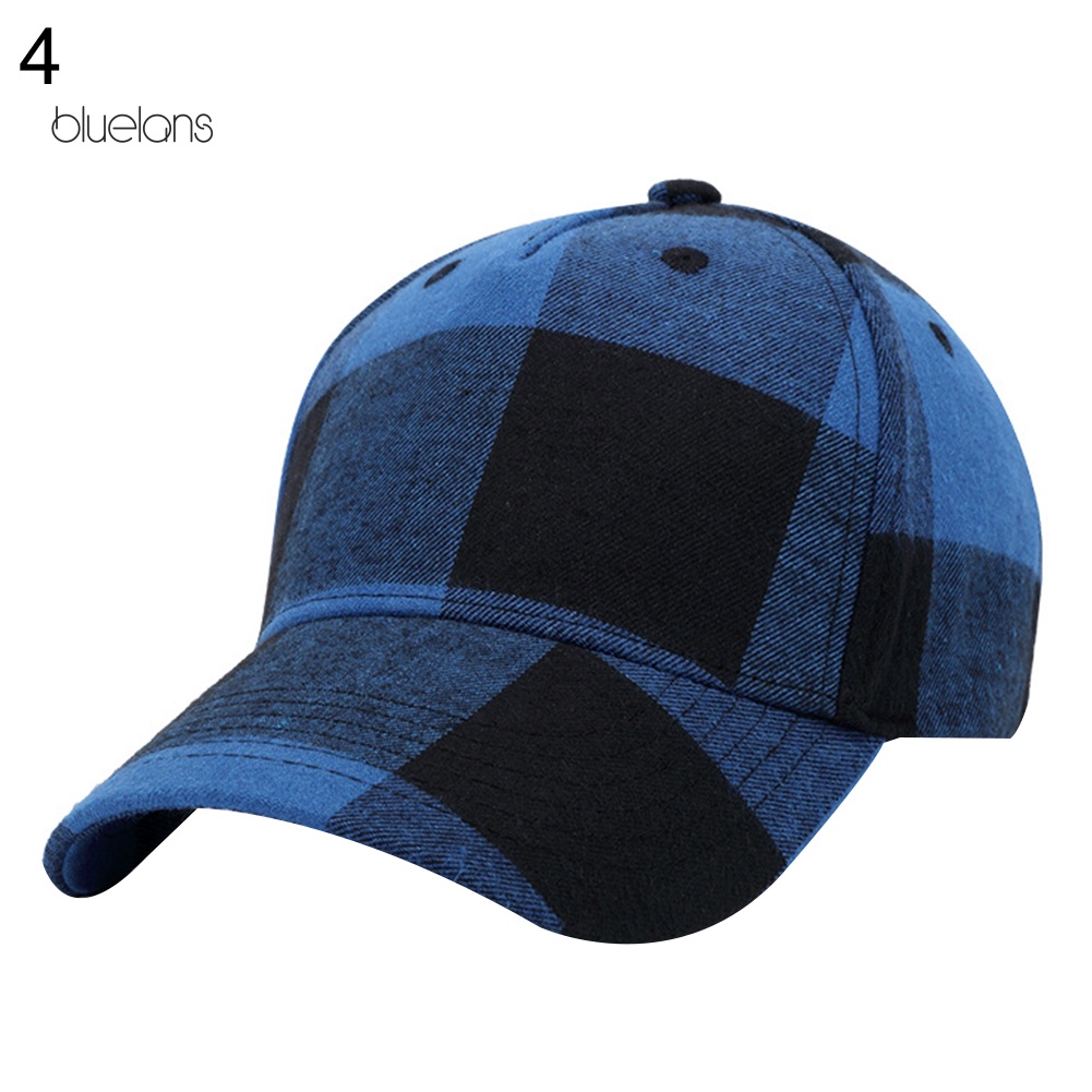 Mũ Lưỡi Trai Thể Thao Họa Tiết Sọc Caro Thời Trang Cho Nam Và Nữ