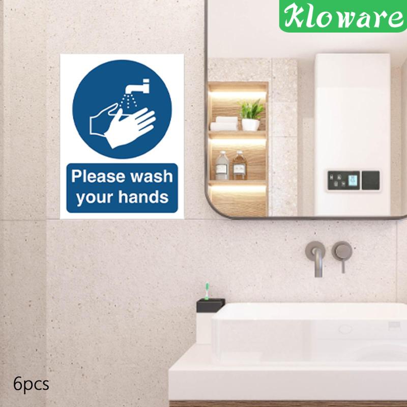 Bộ 6 Miếng Dán Chống Thấm Nước Cho Nhà Vệ Sinh