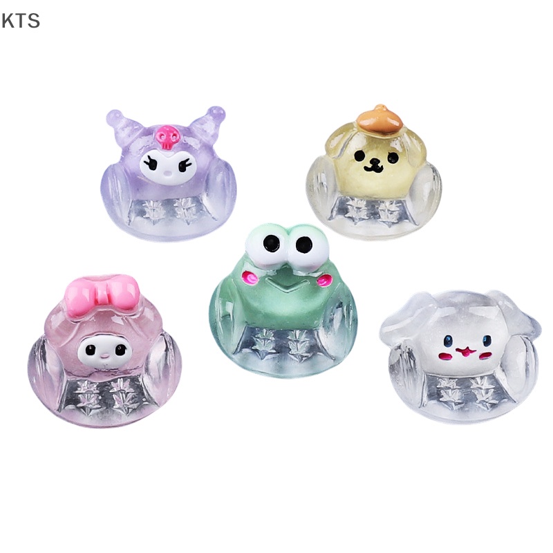 Set 5 Tượng Sanrio Dạ Quang Hoạt Hình Xinh Xắn Dùng Để Trang Trí