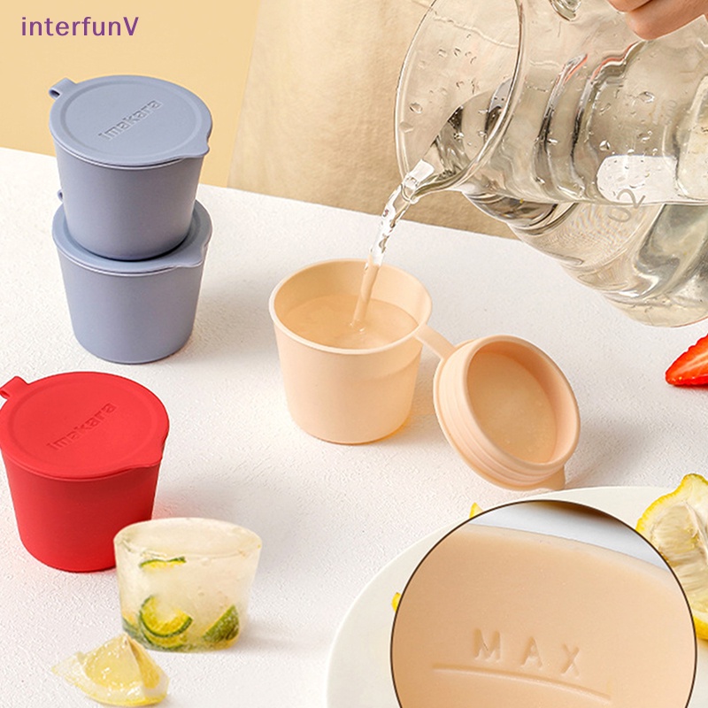 Bộ 3 Khuôn Silicone Làm Đá Viên Hình Trụ Sáng Tạo