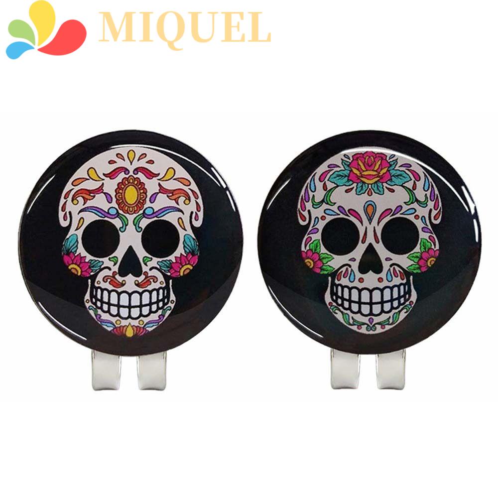 MIQUEL Dụng Cụ Kẹp Nón Chơi Golf Hình Đầu Lâu