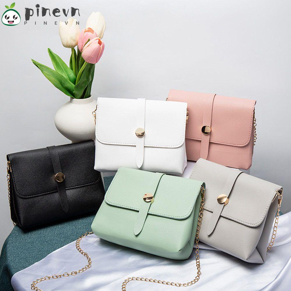 PINEVN Túi Xách Dây Đeo Xích Nhỏ Nhắn Xinh Xắn