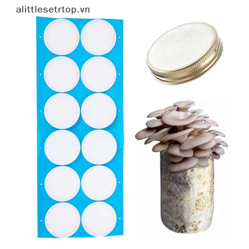 Alittlesetrtop 12/16 miếng dán giấy lọc tổng hợp, màng để trồng nấm.