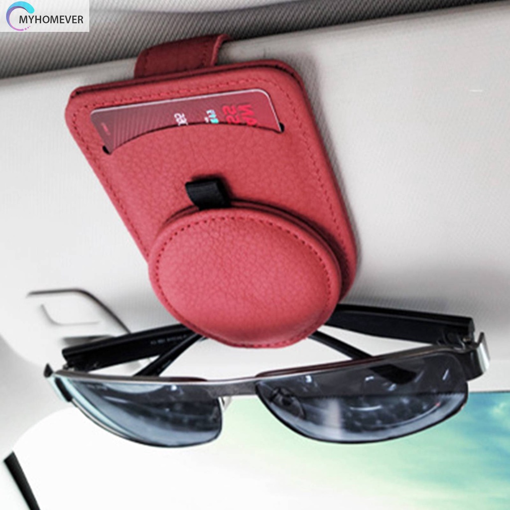 Giá Đỡ Mắt Kính Bằng Da Chống Mòn Gắn Xe SUV