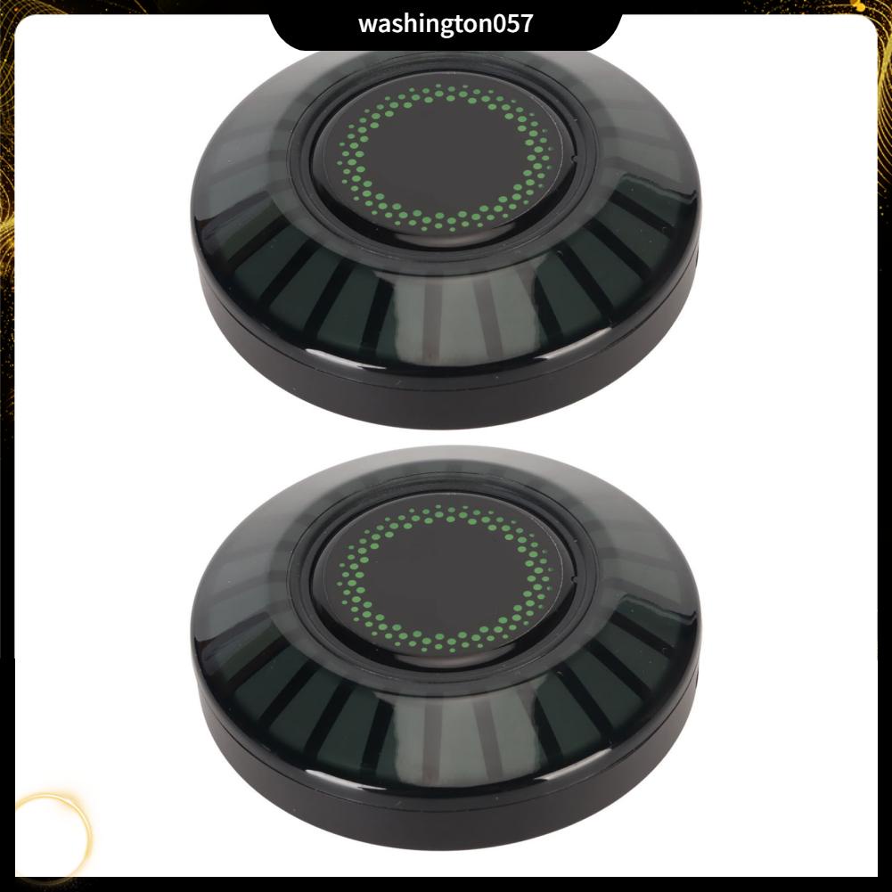 Washington057 2 chiếc RGB Pickup Ambient Lamp 32 Bit Thay đổi màu ứng dụng Điều khiển nhạc từ tính LED Rhythm Light cho ô tô tại nhà