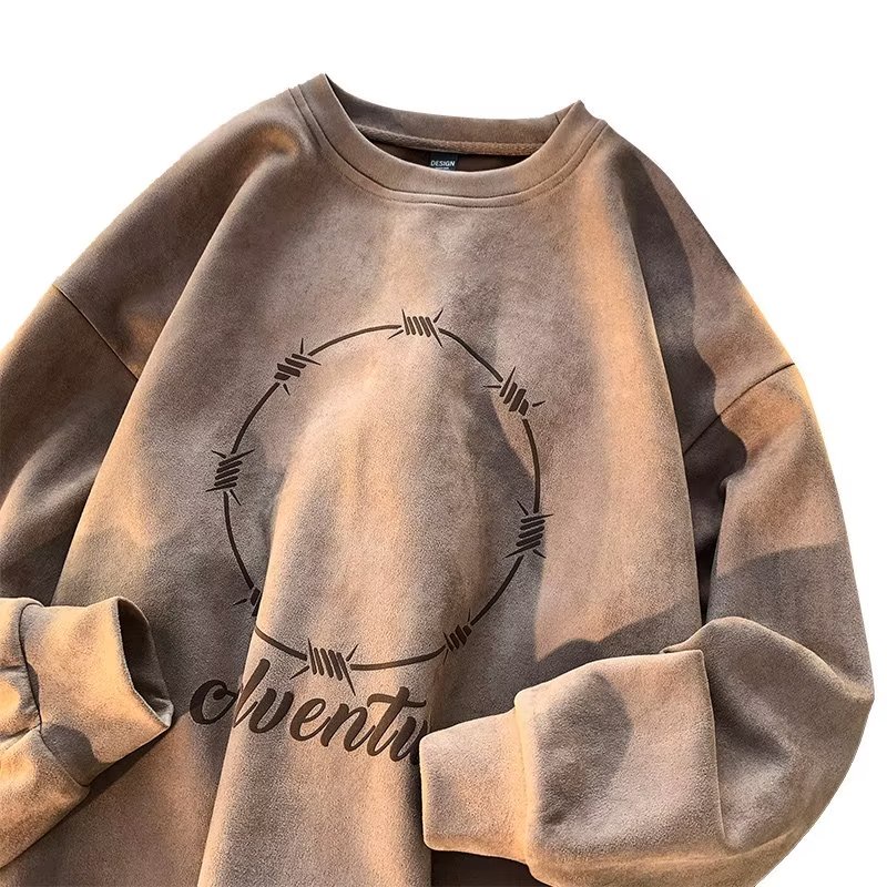 Áo Sweater oversize Cổ Tròn Thời Trang Dành Cho Nam