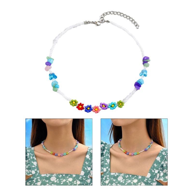 Vòng cổ Chuỗi Hạt Phong Cách Bohemian Thời Trang Cho Nữ