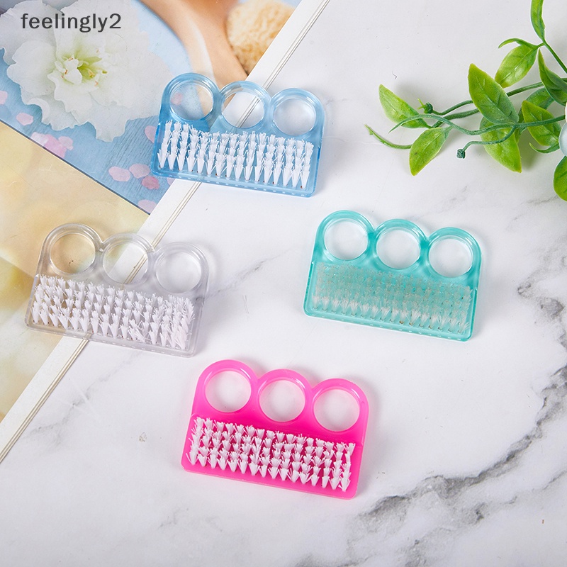 Cọ Nhựa Mềm Phủi Bụi Làm Sạch Móng Tay Nghệ Thuật