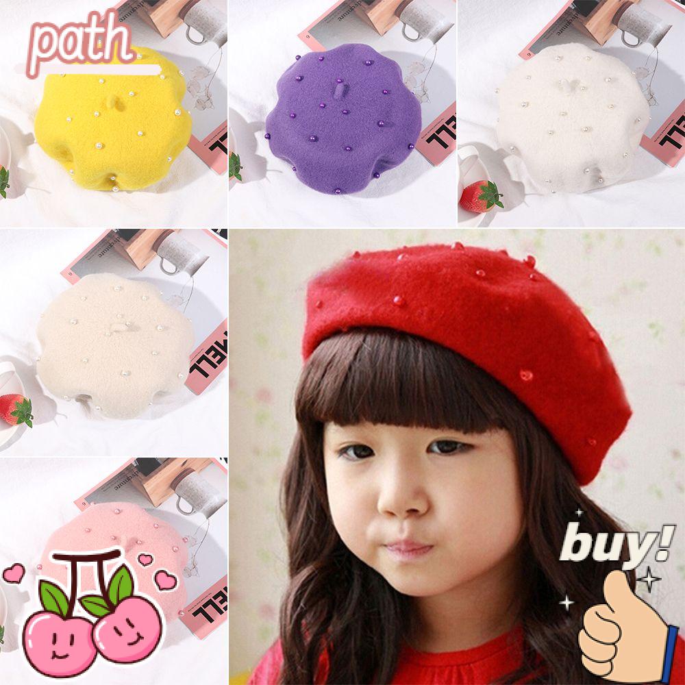 PATH Mũ Nồi Đính Ngọc Trai Nhân Tạo Cho Bé