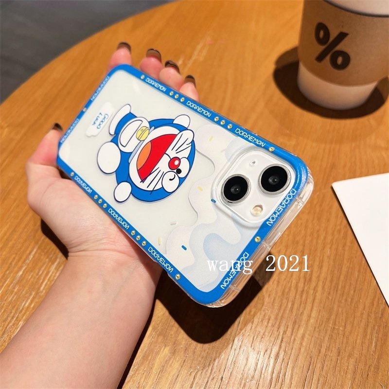 Ốp Điện Thoại Silicone Mềm Trong Suốt Siêu Nhẹ In Hình Doraemon Cho OPPO Reno 10 Pro + Plus 5G Reno 10 Reno 10 Pro + 2023