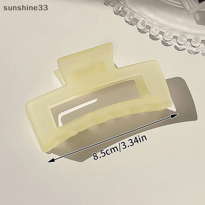 Kẹp Tóc Càng Cua Trong Suốt Thời Trang Ngọt Ngào Cho Nữ