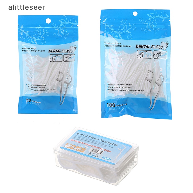 Hộp 50 / 100 Tăm Chỉ Sử Dụng Một Lần