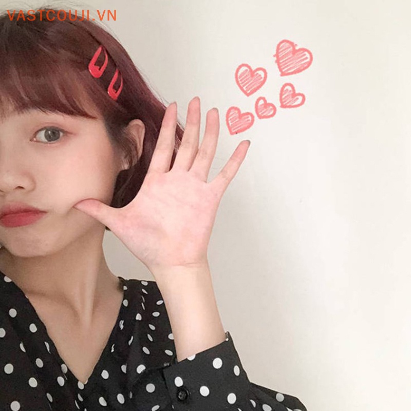 Set 10 / 20 / 30 / 40 Kẹp Tóc Nhiều Màu Sắc Ngọt Ngào Dễ Thương Cho Nữ