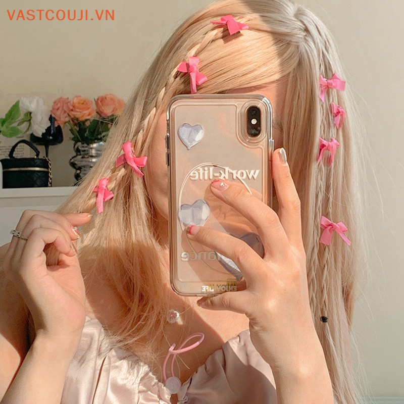 Set 5 Kẹp Tóc Nơ Nhỏ Xinh Xắn Thời Trang Mùa Hè Cho Bé Gái