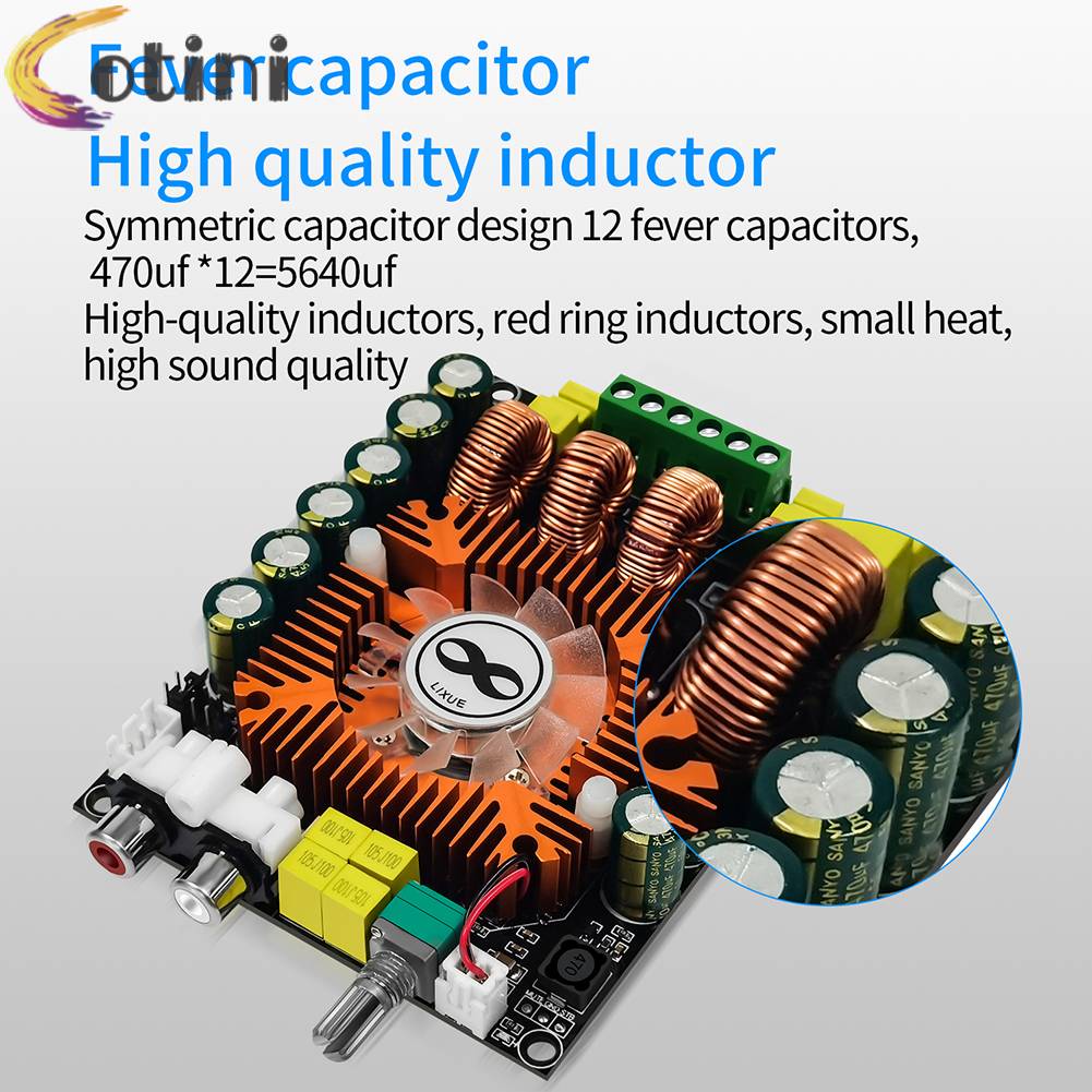 Bảng Mạch Khuếch Đại Âm Thanh TDA7498E 2.0 160Wx2 DC 12V-36V