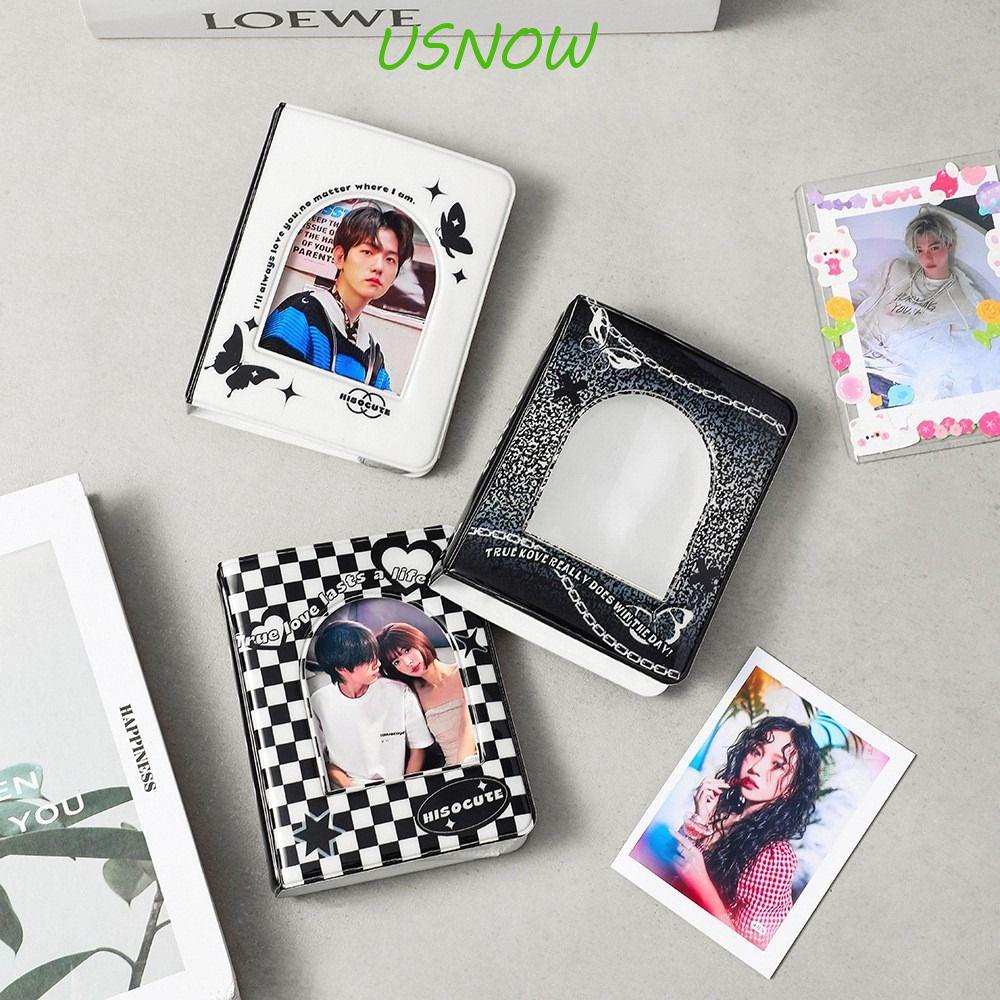 USNOW Album Ảnh 40 Ngăn Màu Trắng Đen Hàn Quốc