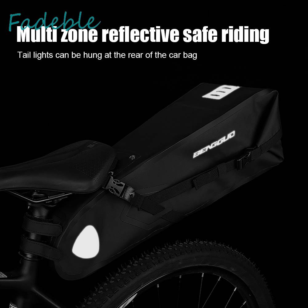 Túi Đựng Đồ Gắn Yên Sau Xe Đạp Leo Núi Gấp Gọn Dung Tích Lớn 10L