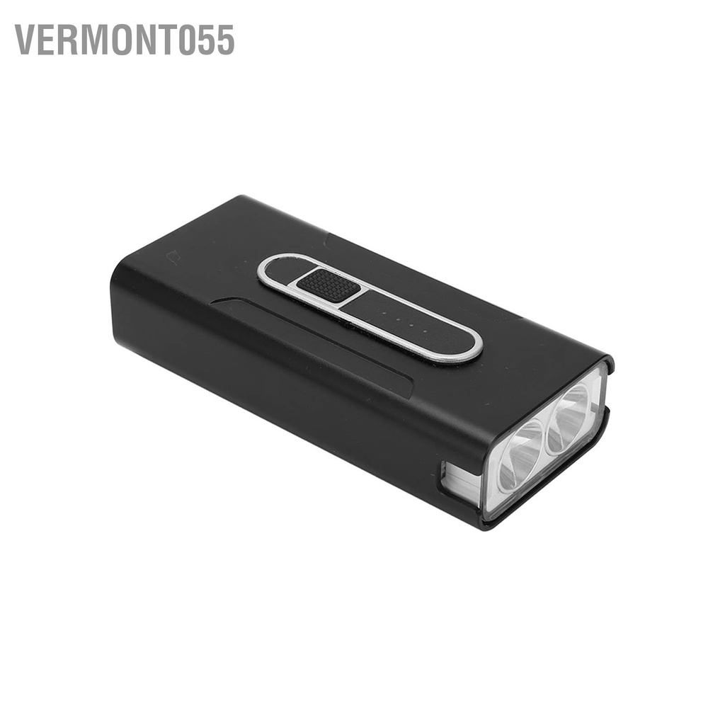 Vermont055 Xe Đạp Hợp Kim Nhôm 4 Chế Độ Đèn Pha Chống Nước Có Giá Đỡ Cáp Dữ Liệu Cho Đi Cắm Trại  Bộ Đường Dài
