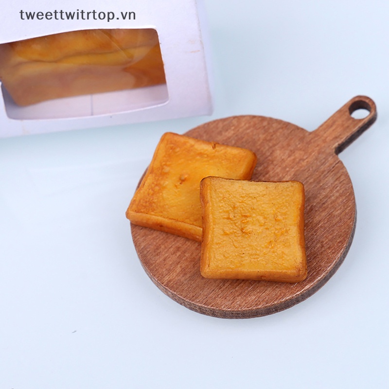 Mô Hình Túi Bánh Mì Tỉ Lệ 1 / 12 Dùng Để Trang Trí Nhà Búp Bê