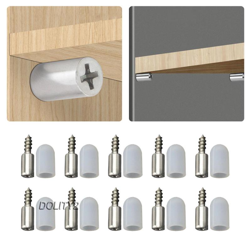 Set 10 Đinh Vít Mini Không Cần Khoan Cho Ngăn Kéo Phòng Khách / Văn Phòng