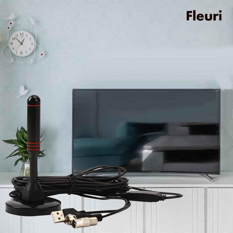 Ăng Ten TV Kỹ Thuật Số Trong Nhà Có Thể Xoay 360 Độ Và Phụ Kiện