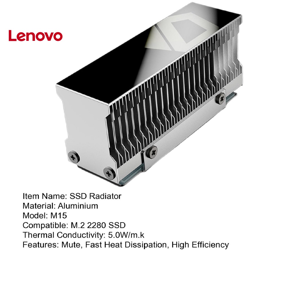 Đế Tản Nhiệt Bằng Nhôm Cứng M15 M2 2280 SSD Chuyên Nghiệp Hiệu Quả Cao Không Gây Tiếng Ồn