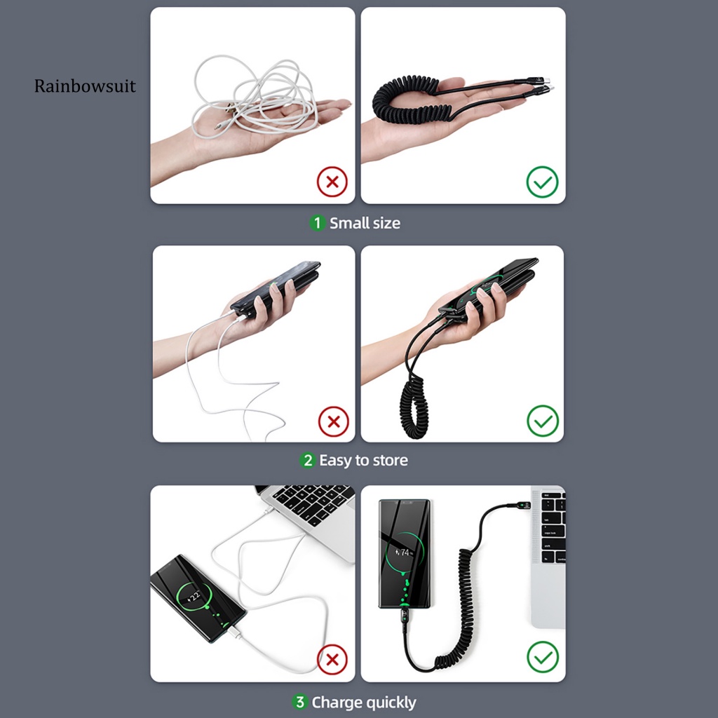 Dây Cáp Sạc Điện Thoại Mini Type-C Thông Minh Chip Thông Dụng