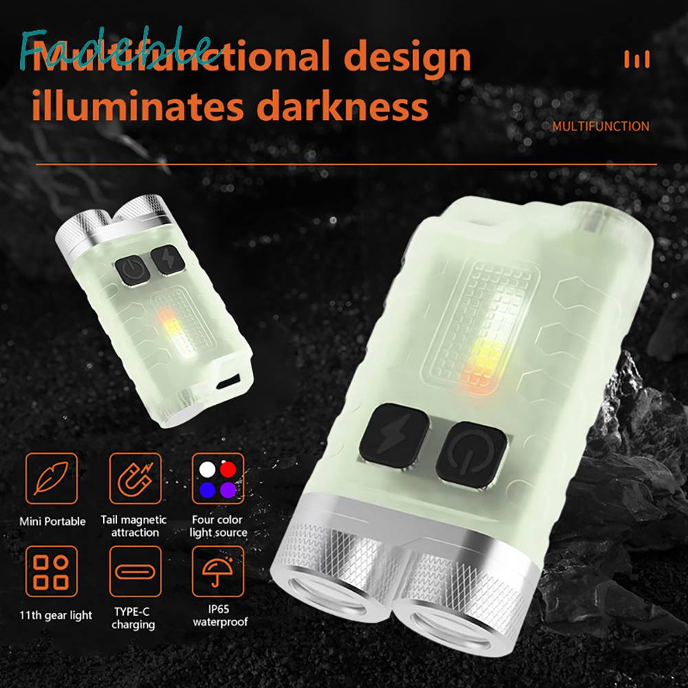 Móc Khóa Đèn Pin Mini Độ Sáng Cao 900LM