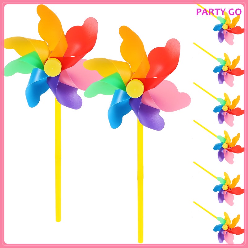 Set 8 Bánh Đà Điêu Khắc Nhiều Màu Sắc