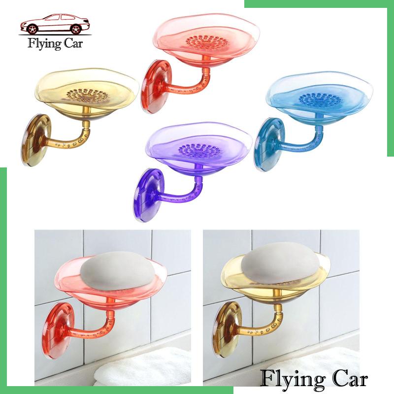 Giá Đỡ Xà Phòng Gắn Tường Hình Cánh Hoa Tiết Kiệm Không Gian