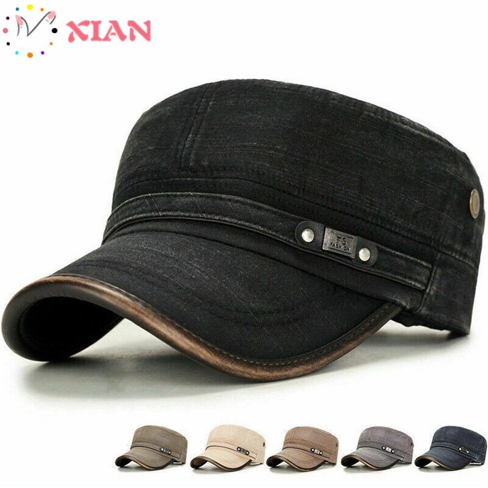 XIANTIN Mũ Lưỡi Trai Vải Cotton Thoáng Khí Thời Trang Xuân Hè Cá Tính