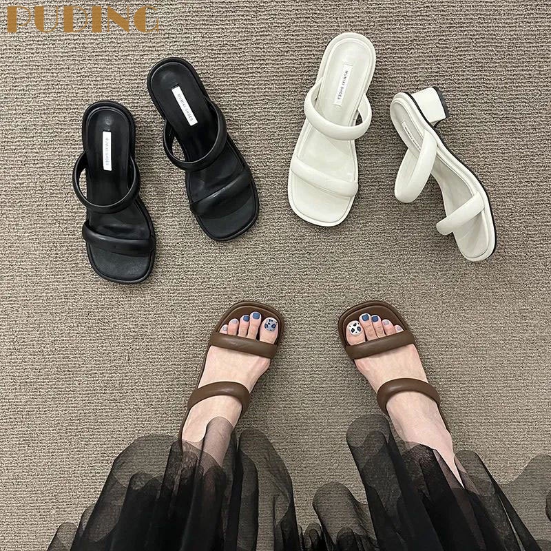 Giày sandal Cao Gót Phong Cách retro Pháp Thời Trang Cho Nữ