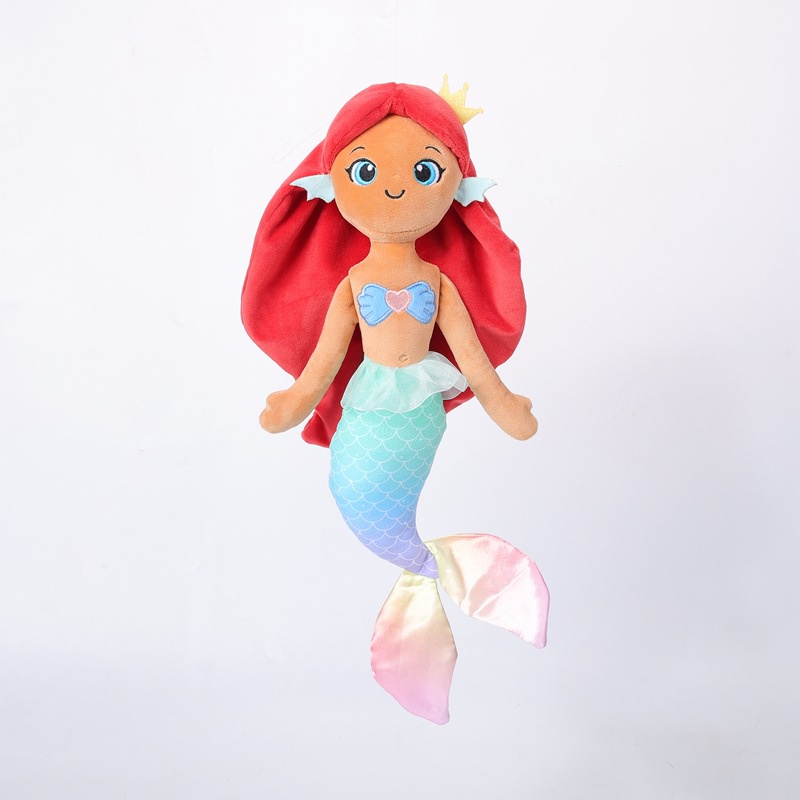 Nàng Tiên Cá Nhồi Bông 40CM Mềm Mại Đáng Yêu Làm Quà Tặng Cho Bé Gái / Bạn Gái