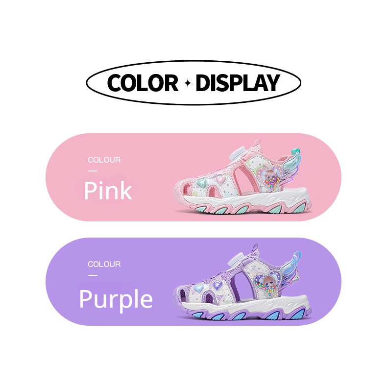 Xăng đan Đi Biển Màu Hồng Thời Trang Mùa Hè 2023 Mới Cho Bé