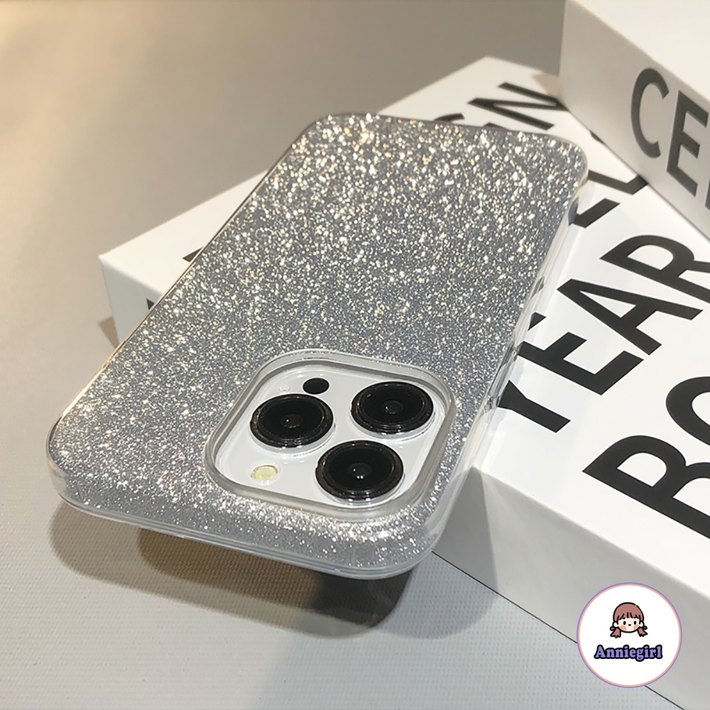 Ốp Điện Thoại IMD Mềm Đính Lá Nhôm Lấp Lánh Thời Trang Cho IPhone 11 14 Pro Max 13 Pro Max 12 X XS XR 7 8 Plus Ultra