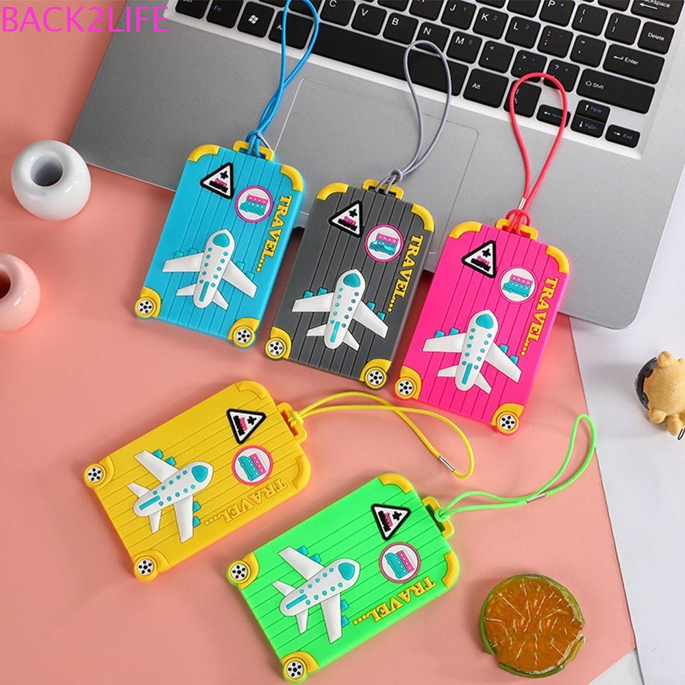 BACK2LIFE Thẻ Hành Lý Bằng Silicone Nhiều Màu