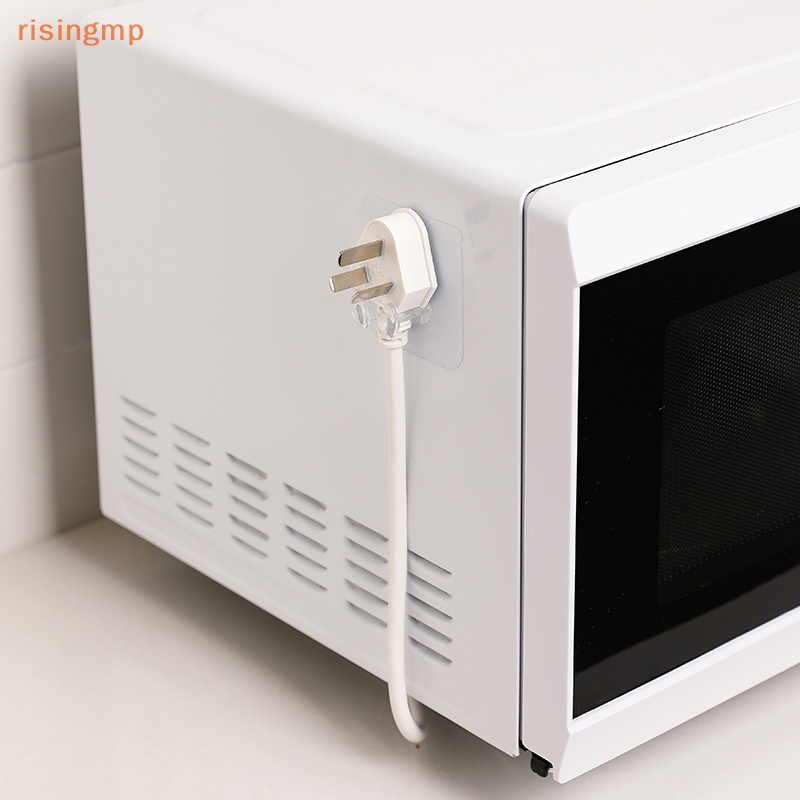 Set 2 / 10 Giá Đỡ Ổ Cắm Điện Gắn Tường Không Cần Khoan Tiện Dụng Cho Phòng Tắm / Nhà Bếp