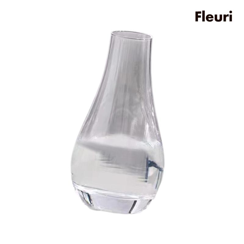 Kính Bình Hoa Thủy Tinh Miệng Hẹp Thiết Kế Đơn Giản Trang Trí Nhà Bếp