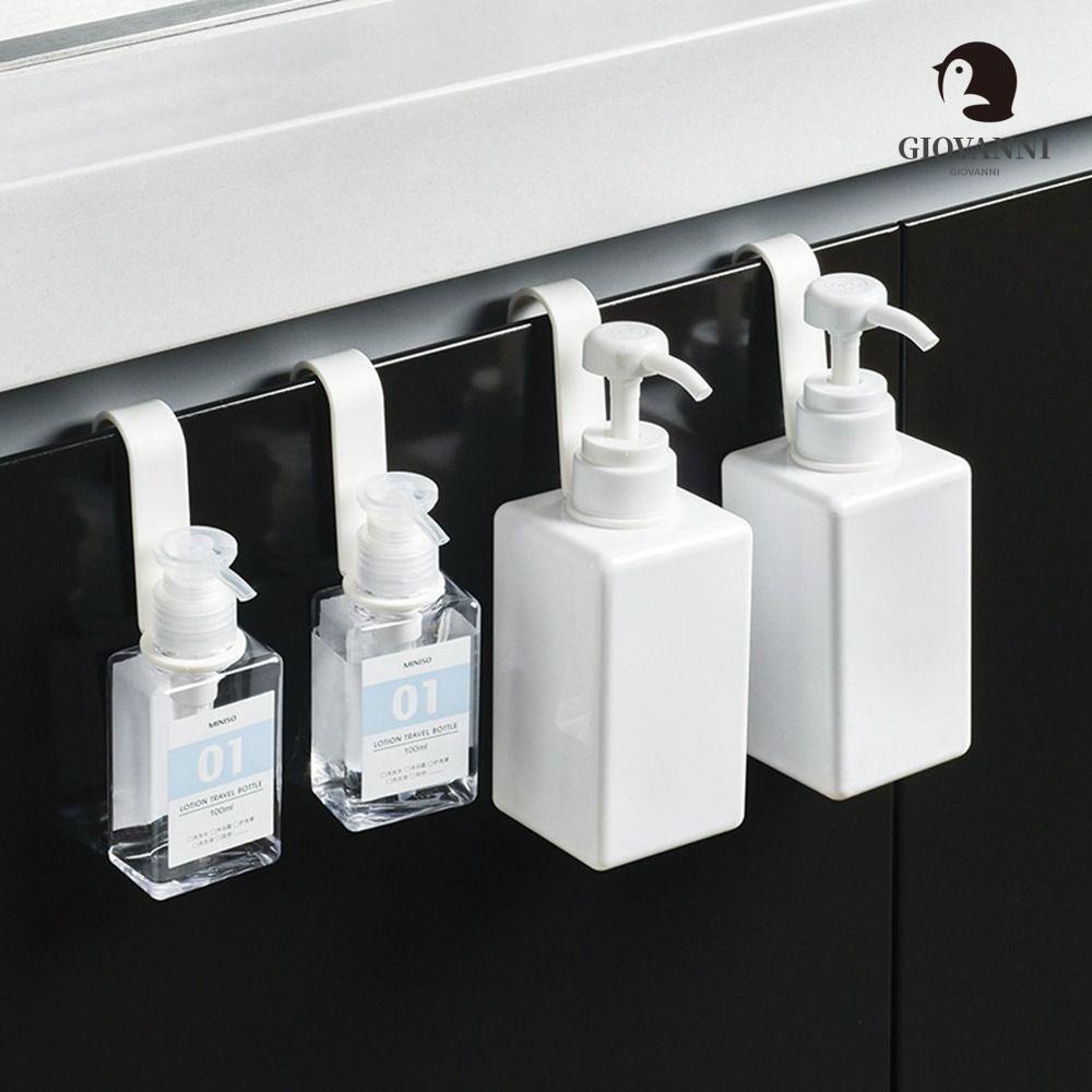 GIOVANNI Bộ 8 Móc Treo Chai Sữa Tắm Bằng Nhựa Tiết Kiệm Không Gian Tiện Dụng Cho Nhà Tắm