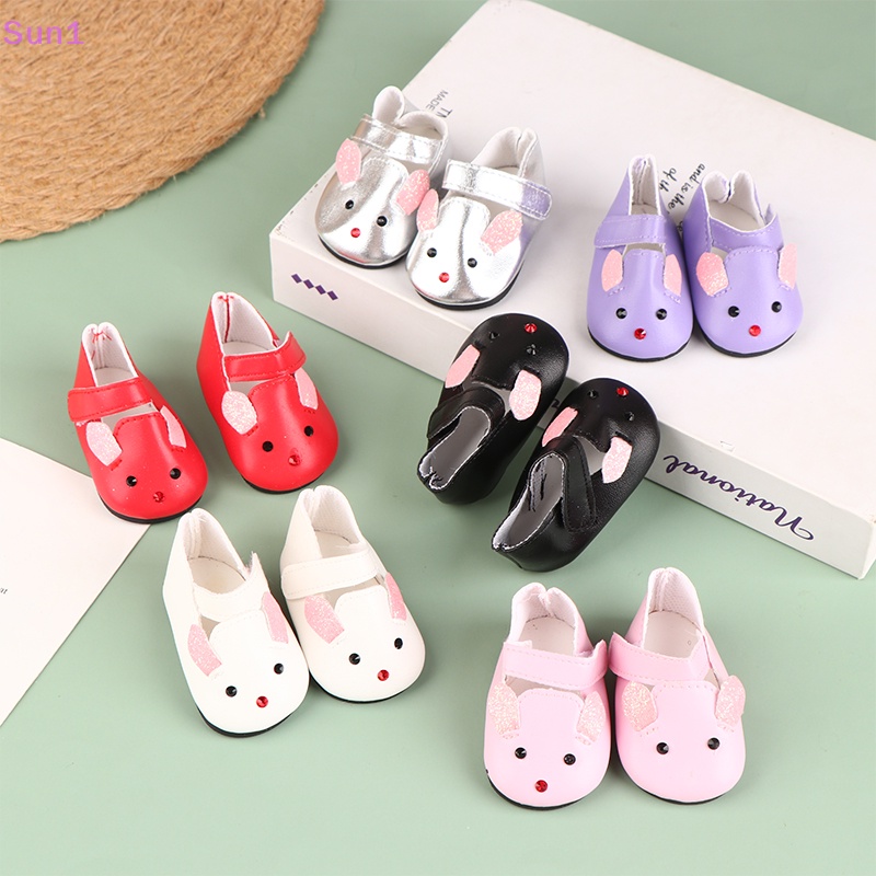 1 Đôi Giày Búp Bê 18 Inch Hình Chú Mèo Dễ Thương Cho Bé Gái