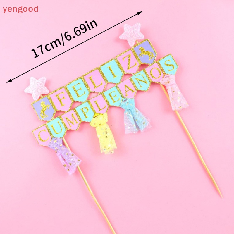 Topper Cắm Trang Trí Bánh Kem Hình Ngôi Sao Lấp Lánh DIY