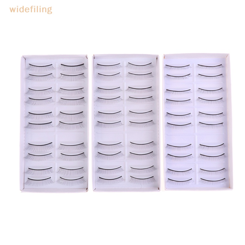 Set 10 Cặp Lông Mi Giả Luyện Tập Trang Điểm Tiện Lợi