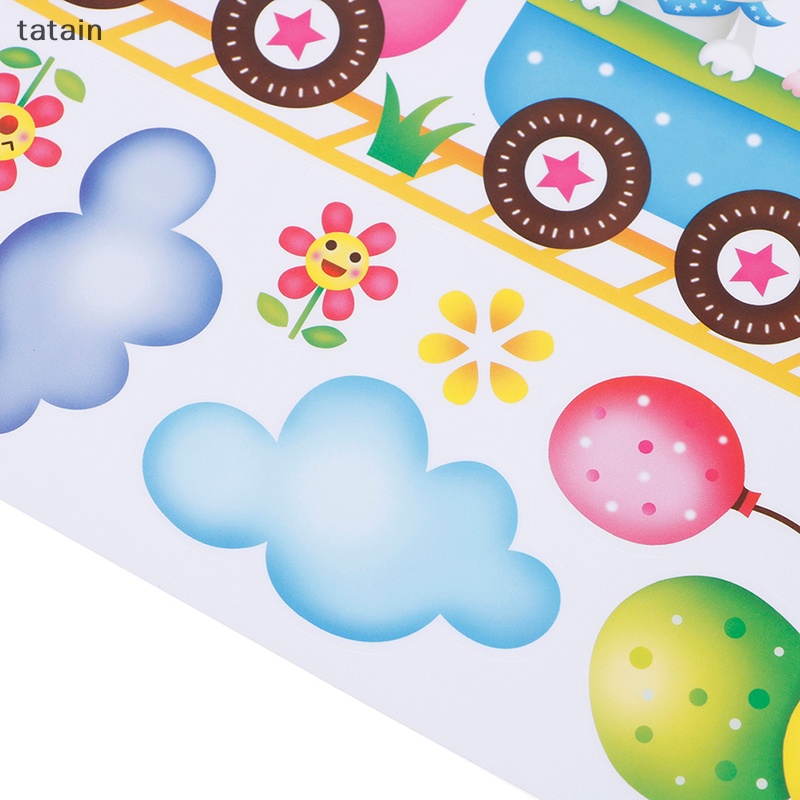 Miếng Dán Tường Hình Tàu Lửa / Động Vật Độc Đáo Trang Trí Nhà Cửa DIY Vn VN