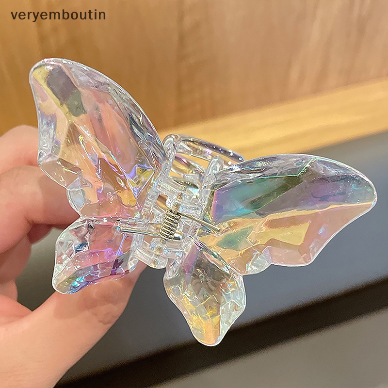 Kẹp Càng Cua Lớn Bằng Nhựa Trong Suốt Thời Trang Cho Nữ Mã 2023