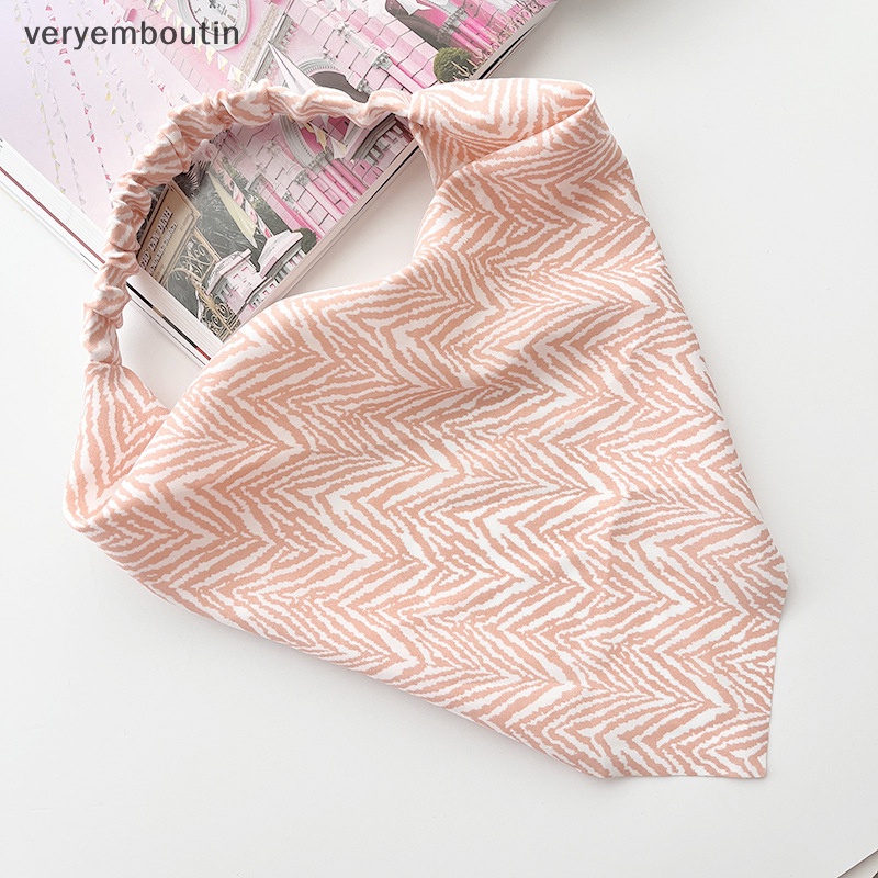 Băng Đô Co Giãn Họa Tiết Kẻ Sọc Nhiều Màu Sắc Thời Trang Cho Nữ