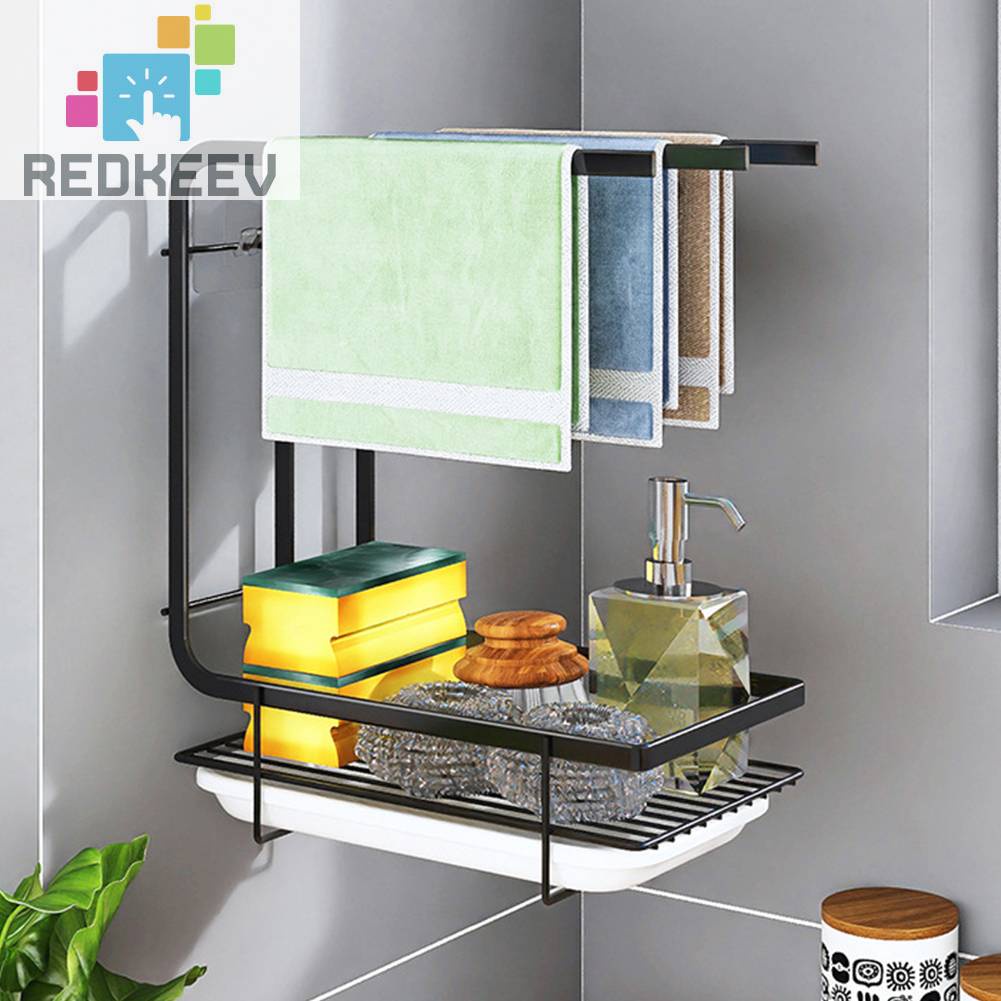 Giỏ Đựng Dầu Gội Gắn Tường Không Cần Đục Lỗ Sử Dụng Trong Phòng Tắm