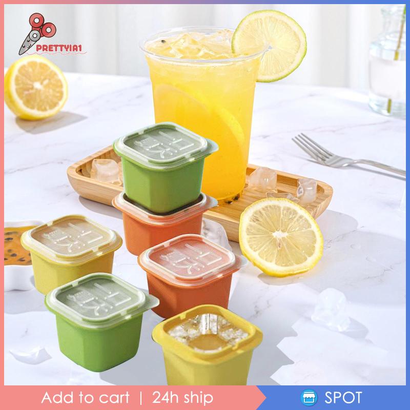 Set 6 Khuôn Làm Đá / Sô Cô La / Đá Đa Năng Tháo Lắp Nhanh DIY