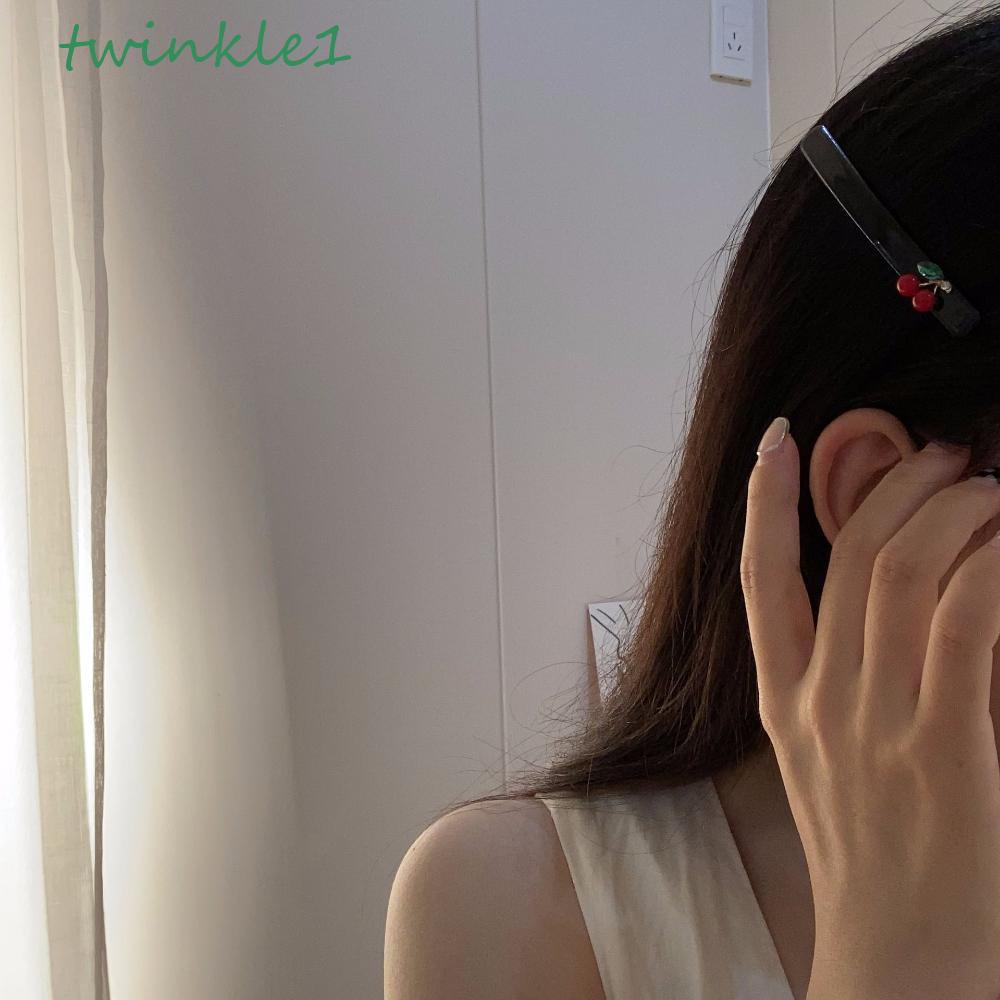 TWINKLE Kẹp Tóc Hình Trái Cherry Xinh Xắn Cho Nữ